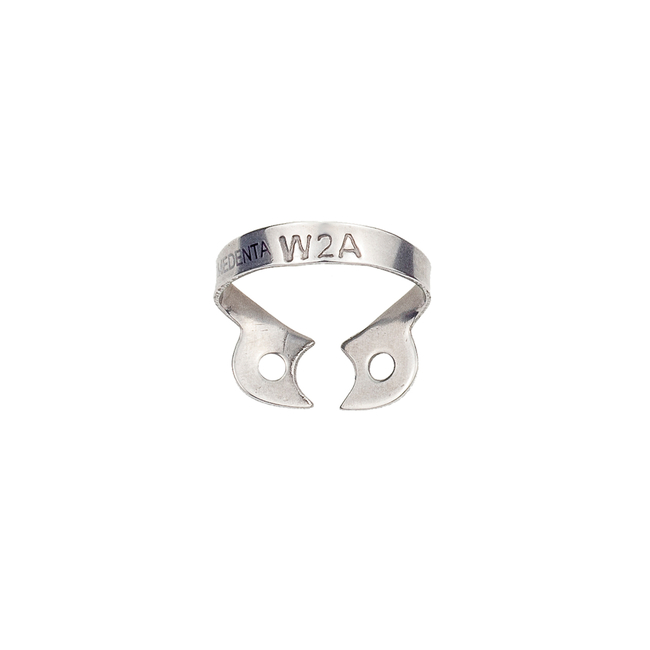 129-W2A - крепление для Раббер Дам Медента, для верхних и нижних премоляров, с плоскими щечками, без крыльев | Medenta Instruments Co. (Пакистан)