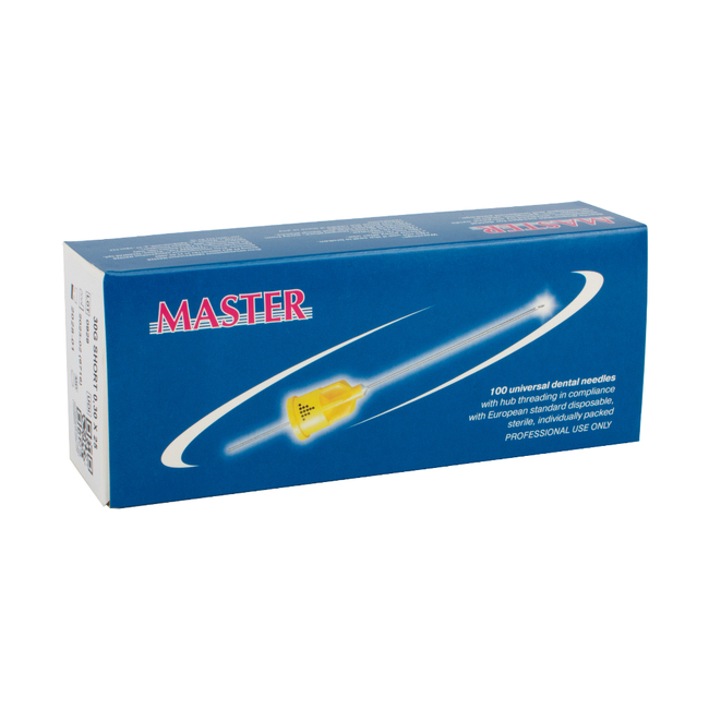 Sirio Master 0,3х25 - иглы карпульные стерильные, размер 0,3х25 мм, 100 шт. | Tecnofar S.p.A. (Италия)