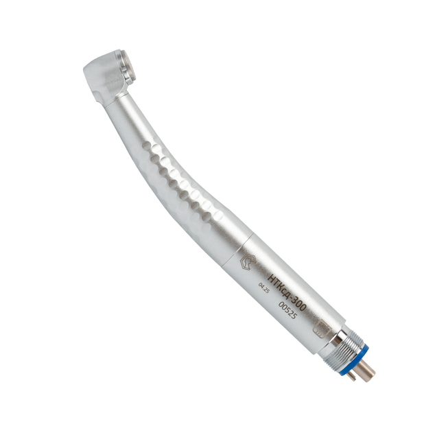 НТКсд-300 - турбинный наконечник с генератором света, кнопочным зажимом и подшипниками Myonic (Германия) | ВХ-Тайфун (Россия)