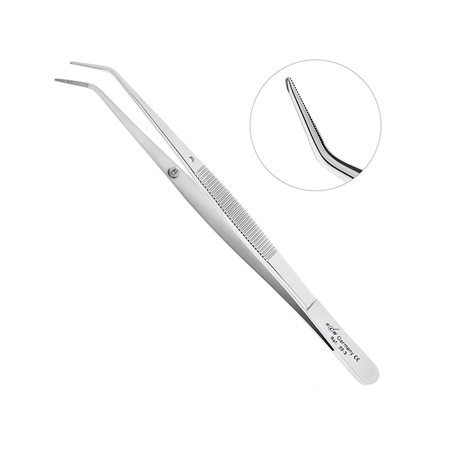 Пинцет стоматологический изогнутый College | HLW Dental Instruments (Германия)