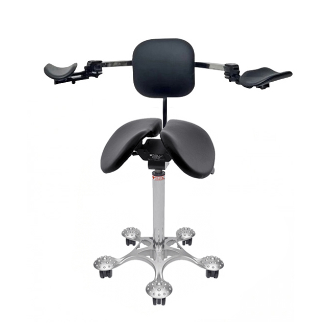 Salli Twin Ergorest with Stretching Support - эргономичный стул-седло для работы с микроскопом | Salli (Финляндия)