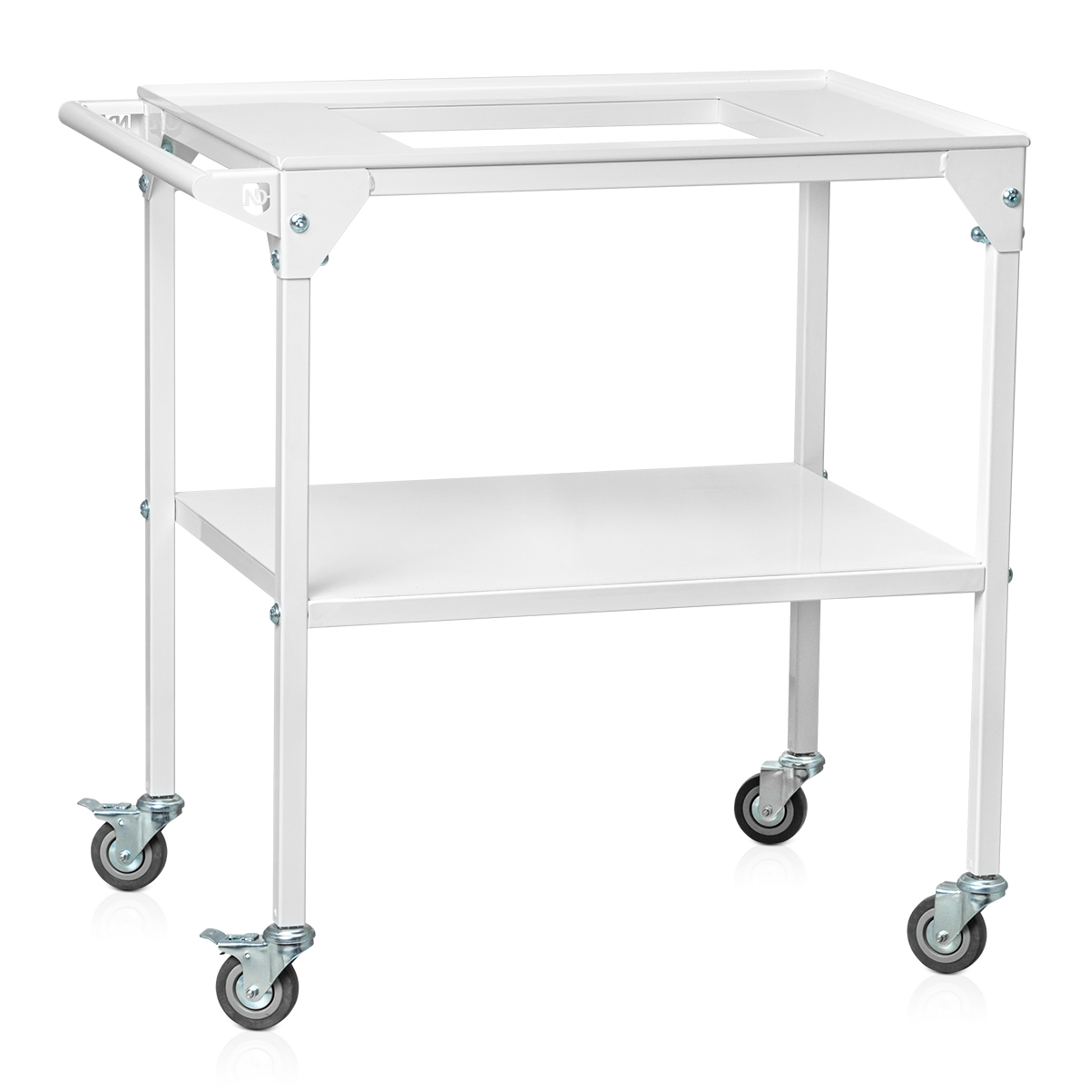 Стол передвижной СП-70 с отверстием для ревизии автоклава Стол передвижной СП-70 с отверстием для ревизии автоклава