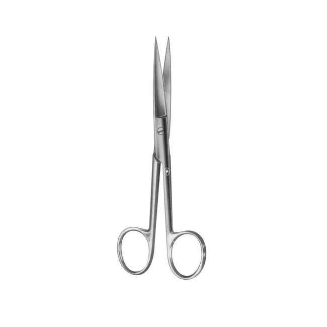 HSB 102-14 - хирургические ножницы Standard, прямые, острые, 145 мм | Karl Hammacher GmbH (Германия)