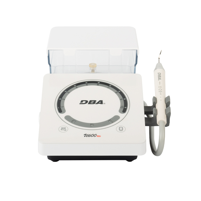 DBA U600 LED - автономный ультразвуковой скалер, 7 насадок в комплекте (G4, G12, P1, P3, P8, E60, E62), со светом | Woodpecker (Китай)