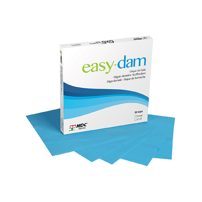 EASY-DAM - тонкий коффердам, цвет голубой, размер 6х6 см, 36 шт. | MDC Dental (Мексика) EASY-DAM - тонкий коффердам, цвет голубой, размер 6х6 см, 36 шт. | MDC Dental (Мексика)