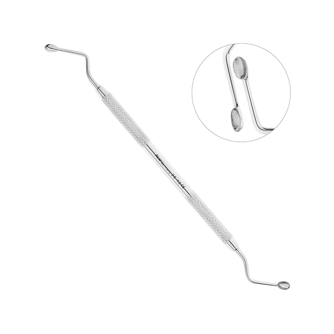 Ложка кюретажная овальная Hemingway, 4,0 мм (25-10) | HLW Dental Instruments (Германия)