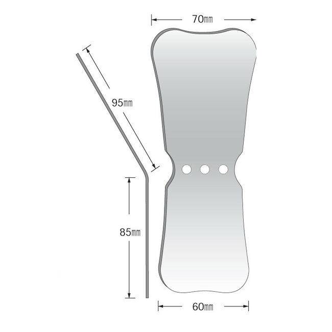 Зеркало для дентальной фотографии окклюзионное, нержавеющая сталь, родиевое покрытие | YDM (Япония) Зеркало для дентальной фотографии окклюзионное, нержавеющая сталь, родиевое покрытие | YDM (Япония)