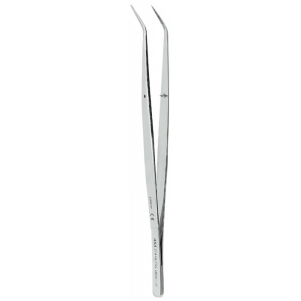 Пинцет анатомический изогнутый, 16 см 0600-17., Asa Dental (Италия)