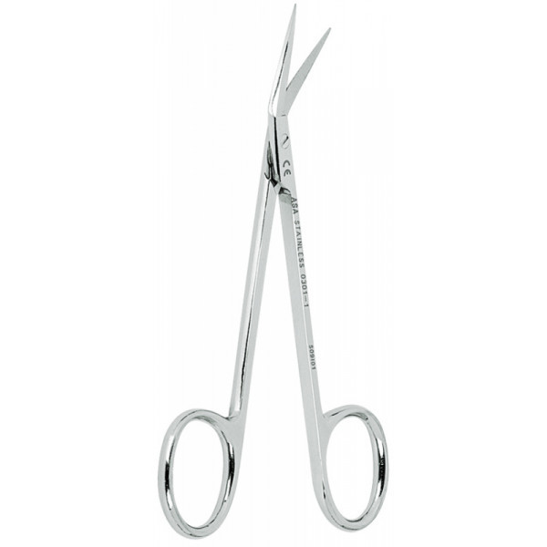 Ножницы для десны N1 изогнутые, 11,5 см., Asa Dental (Италия)