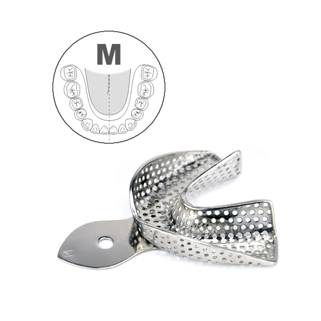 Ложка слепочная нижняя с перфорацией, M | HLW Dental Instruments (Германия)