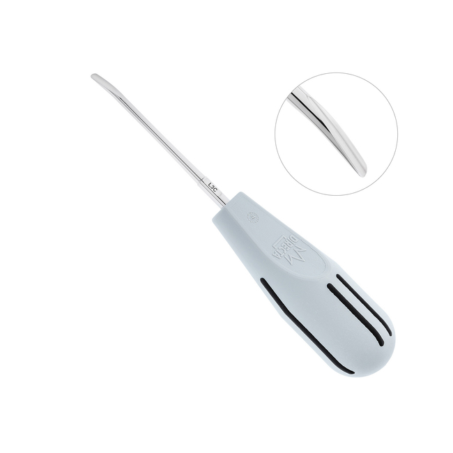 Directa L3C - люксатор периотом с изогнутой и острой закругленной рабочей частью, ширина 3 мм | Directa Dental (Швеция) Directa L3C - люксатор периотом с изогнутой и острой закругленной рабочей частью, ширина 3 мм | Directa Dental (Швеция)