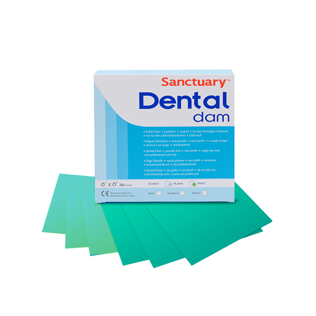 Green Latex Dental Dams - коффердам с ароматом мяты, зелёный цвет, 152×152 мм, 36 шт. | Sanctuary Health (Малайзия) Green Latex Dental Dams - коффердам с ароматом мяты, зелёный цвет, 152×152 мм, 36 шт. | Sanctuary Health (Малайзия)