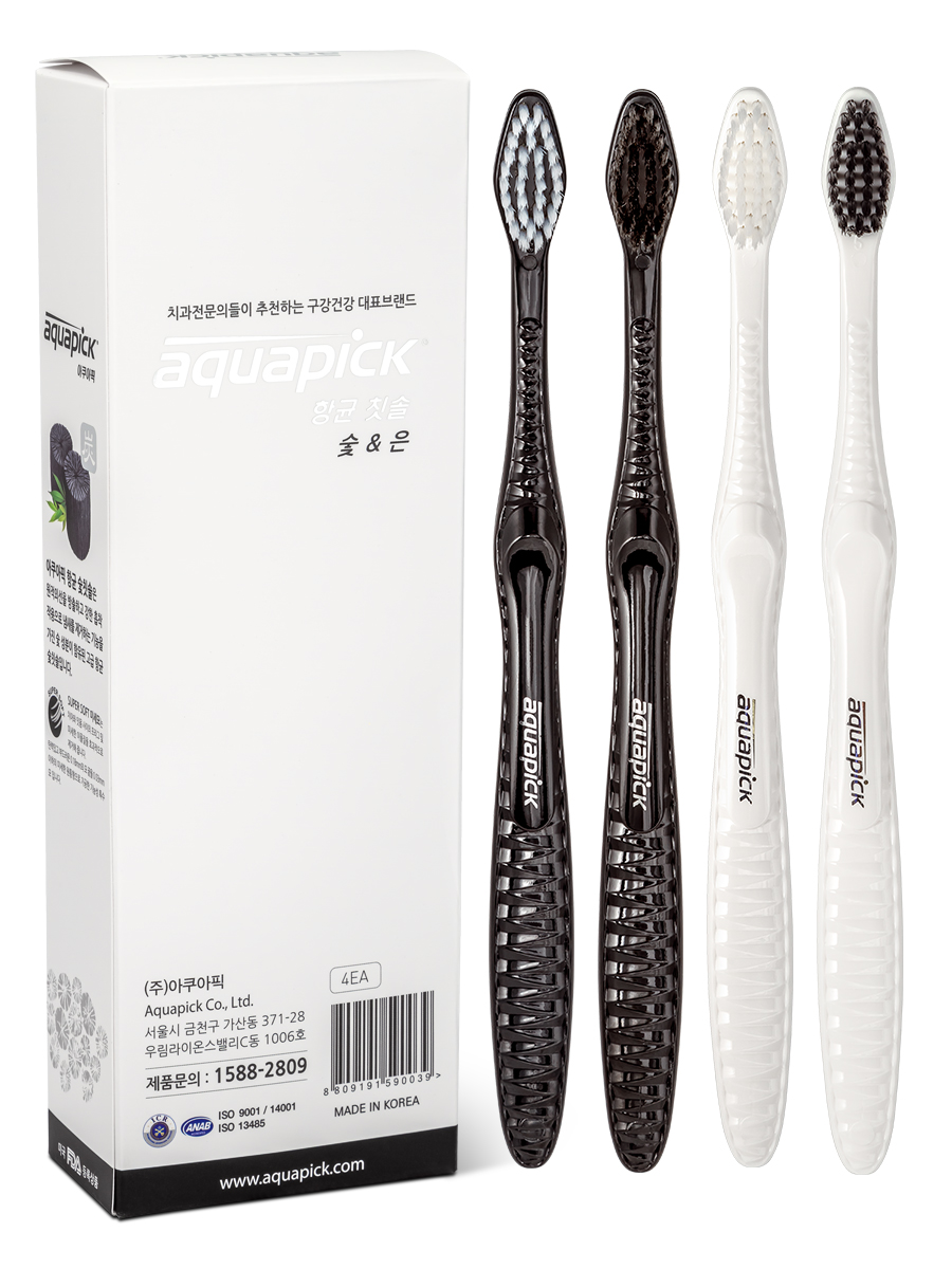 Набор зубных щеток Aquapick (AТ-S1, AT-C1) 4шт Набор зубных щеток Aquapick (AТ-S1, AT-C1) 4шт