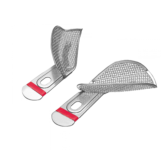 Ложка слепочная Premium, набор 2 штуки, №12 и №13, для нижней челюсти | YDM (Япония)