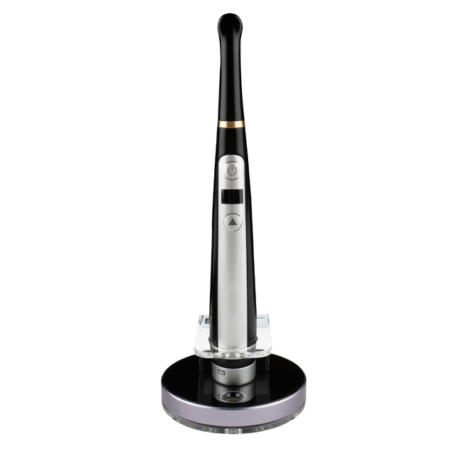 VRN Vafu Black - беспроводная полимеризационная лампа повышенной мощности, с кариес-детектором VRN Vafu Black - беспроводная полимеризационная лампа повышенной мощности, с кариес-детектором