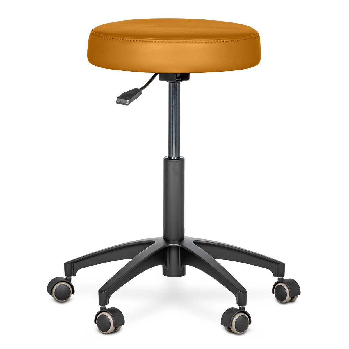 Стул врача Mercury TABURET Black, оранжевый Стул врача Mercury TABURET Black, оранжевый