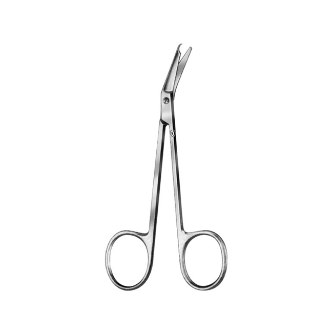 HSB 287-11 - хирургические ножницы Spencer лигатурные, изогнутые, 110 мм | Karl Hammacher GmbH (Германия)