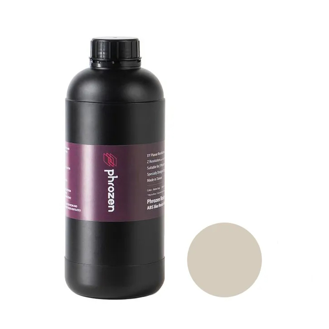 Phrozen Beige Low-Irritation - фотополимерная смола, бежевая, 0.5 кг | Phrozen (Тайвань)
