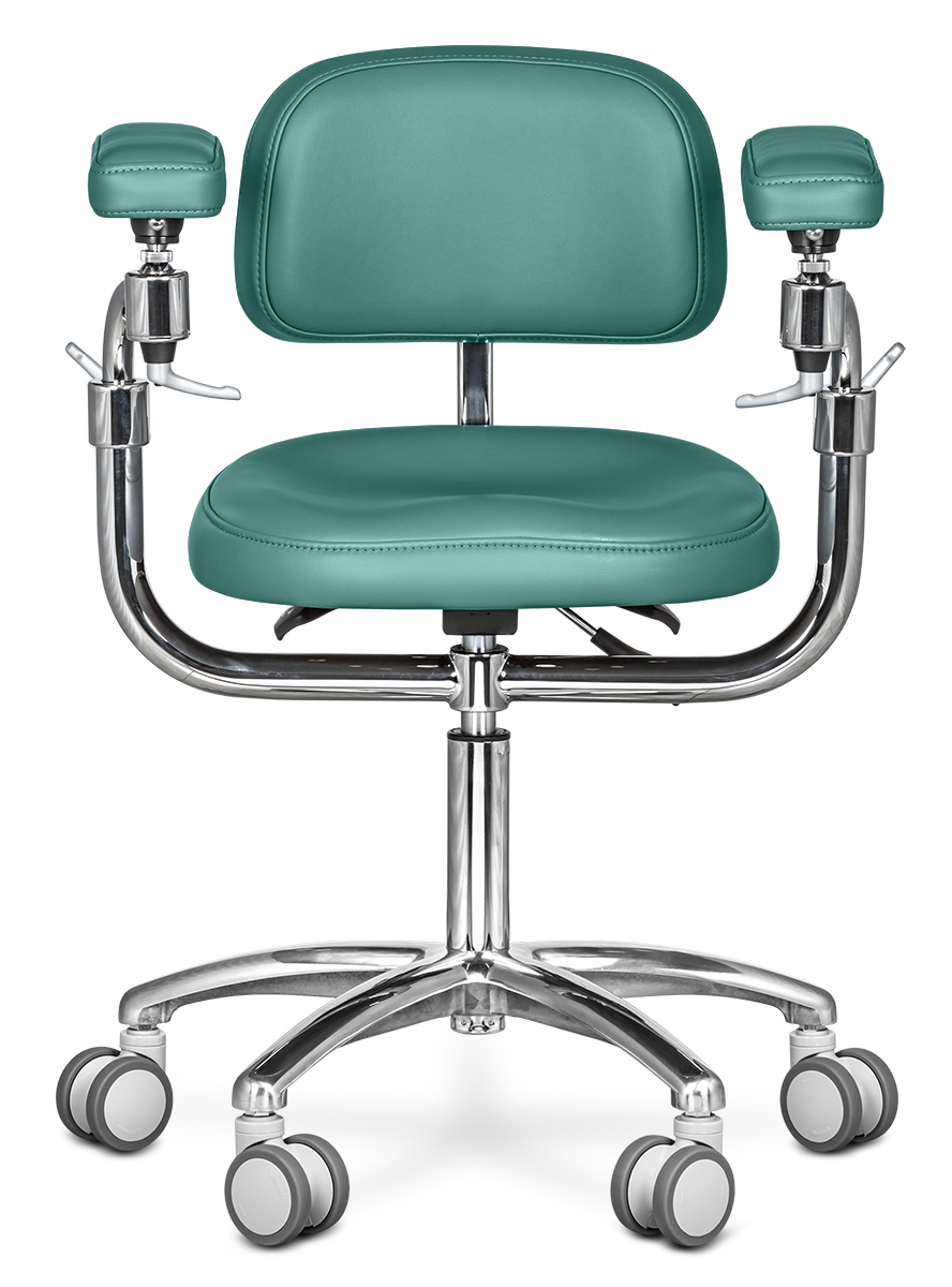 Стул микроскописта Mercury ELITE, мятный зеленый