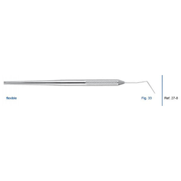 Зонд односторонний гибкий, форма 33, HLW Dental Instruments (Германия)