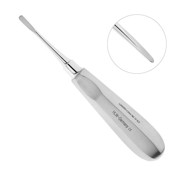 Люксатор прямой, 4 мм (13-3LX) | HLW Dental Instruments (Германия) Люксатор прямой, 4 мм (13-3LX) | HLW Dental Instruments (Германия)