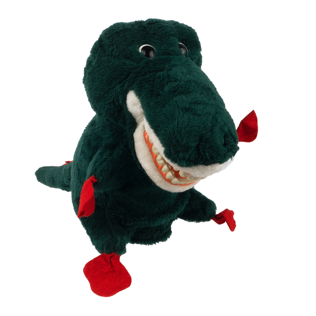 Putzi-Petz Дракоша - перчаточная кукла в виде дракона с челюстью-типодонтом | Hager & Werken (Германия)