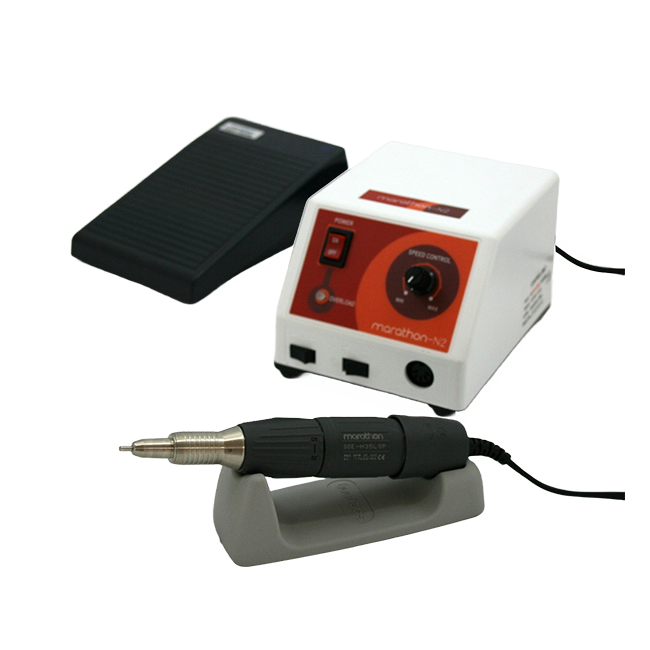 Marathon N2 - аппарат для маникюра и педикюра с наконечником SDE-H35LSP, 35000 об/мин, 45 Вт, педаль FS60 | Saeyang Microtech (Ю. Корея)