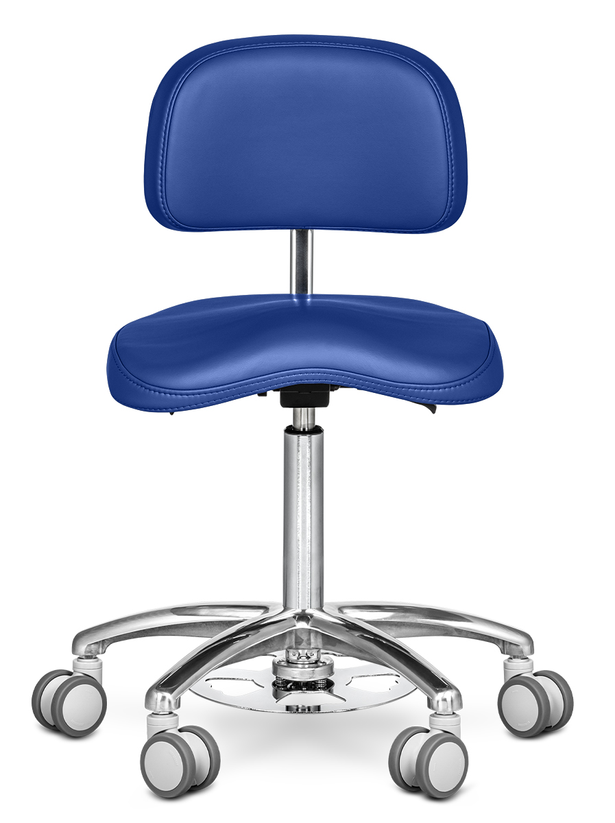 Стул ассистента Mercury B с обратным газлифтом, синяя лазурь Стул ассистента Mercury B с обратным газлифтом, синяя лазурь