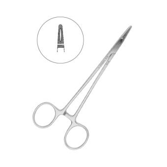 Иглодержатель хирургический Crile Wood, длина 150 мм | HLW Dental Instruments (Германия)
