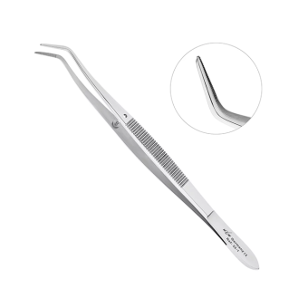 Пинцет стоматологический изогнутый Meriam | HLW Dental Instruments (Германия)