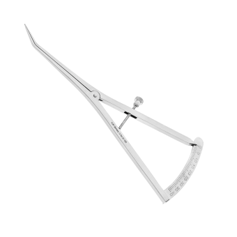 Кронциркуль изогнутый, 0-40 мм, 17 см | HLW Dental Instruments (Германия) Кронциркуль изогнутый, 0-40 мм, 17 см | HLW Dental Instruments (Германия)
