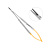 Иглодержатель микрохирургический прямой Castroviejo-Gomel TC, длина 180 мм | HLW Dental Instruments (Германия)