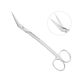 Ножницы хирургические угловые Goldmann-Fox, 160 мм | HLW Dental Instruments (Германия) Ножницы хирургические угловые Goldmann-Fox, 160 мм | HLW Dental Instruments (Германия)