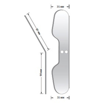 Зеркало для дентальной фотографии язычное, родиевое покрытие | YDM (Япония) Зеркало для дентальной фотографии язычное, родиевое покрытие | YDM (Япония)