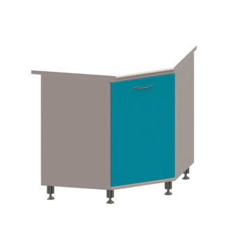 ТУ СТАНДАРТ - тумба угловая на хромированных ножках | Виталия (Россия) ТУ СТАНДАРТ - тумба угловая на хромированных ножках | Виталия (Россия)