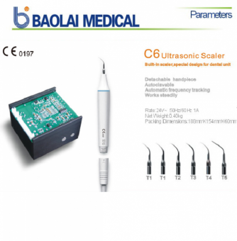 Bool C6 Скейлер с автоклавируемой композитной ручкой, Nanning Baolai Medical Instrument Co., Ltd 