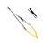 Иглодержатель микрохирургический прямой CastroviejoTC, длина 140 мм | HLW Dental Instruments (Германия)