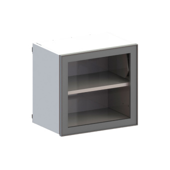 Н2 - тумба навесная, дверца из стекла в алюминиевой рамке | Виталия (Россия) Н2 - тумба навесная, дверца из стекла в алюминиевой рамке | Виталия (Россия)