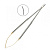 Ножницы хирургические изогнутые Micro Schere TC, 170 мм., HLW Dental Instruments (Германия)