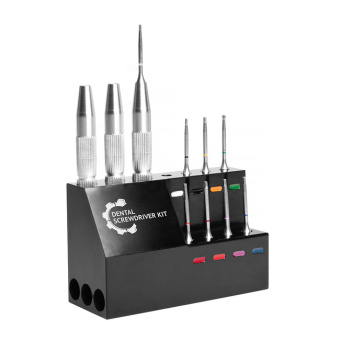 Dental Screwdriver Kit - универсальный набор зуботехнических отвёрток Dental Screwdriver Kit - универсальный набор зуботехнических отвёрток