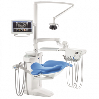 Planmeca Compact i Touch Multimedia - стоматологическая установка с сенсорной панелью и сухой аспирацией., Planmeca (Финляндия)
