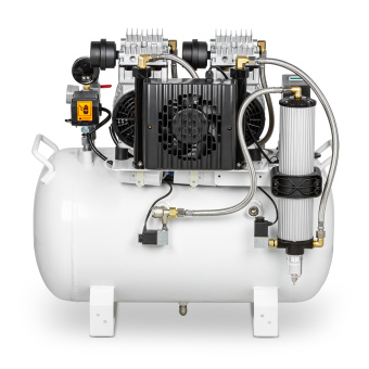 Компрессор стоматологический воздушный безмасляный JW-032С 200л с осушителем Компрессор стоматологический воздушный безмасляный JW-032С 200л с осушителем