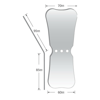 Зеркало для дентальной фотографии окклюзионное, нержавеющая сталь, родиевое покрытие | YDM (Япония) Зеркало для дентальной фотографии окклюзионное, нержавеющая сталь, родиевое покрытие | YDM (Япония)