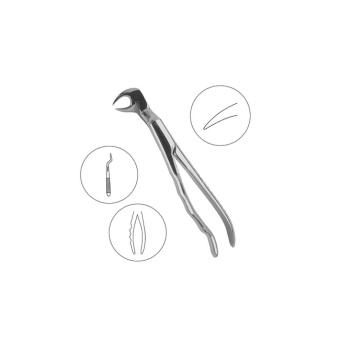 Щипцы для удаления зубов нижние моляры правые | HLW Dental Instruments (Германия) Щипцы для удаления зубов нижние моляры правые | HLW Dental Instruments (Германия)