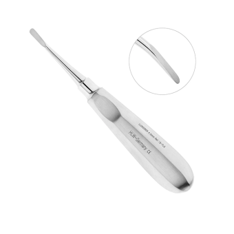 Люксатор изогнутый, 4 мм (13-7LX) | HLW Dental Instruments (Германия) Люксатор изогнутый, 4 мм (13-7LX) | HLW Dental Instruments (Германия)