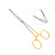 Иглодержатель хирургический прямой Olsen-Hegar TC, длина 150 мм | HLW Dental Instruments (Германия)
