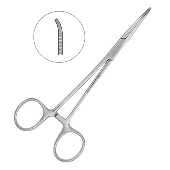 Зажим изогнутый Rankin-Crile,16,0 см | HLW Dental Instruments (Германия) Зажим изогнутый Rankin-Crile,16,0 см | HLW Dental Instruments (Германия)
