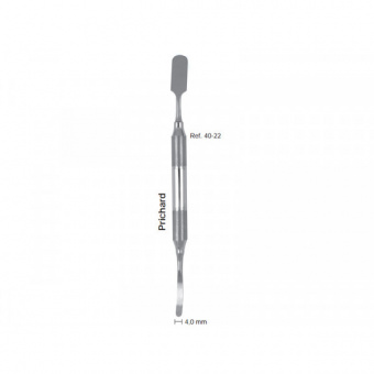 Распатор Prichard, ручка DELUXE, диаметр 10 мм, 4,0 мм., HLW Dental Instruments (Германия)