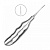 Люксатор прямой, 2 мм изогнутая ручка, HLW Dental Instruments (Германия)