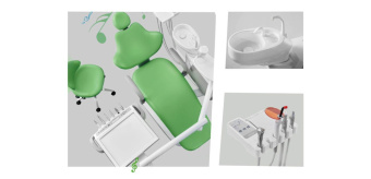 Стоматологическая установка CINGOL серии X1 с нижней подачей инструмента Стоматологическая установка CINGOL серии X1 с нижней подачей инструмента